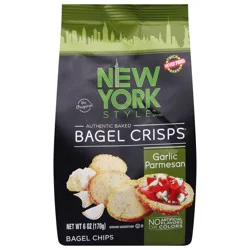 New York Style Garlic Parmesan Bagel Crisps 6 oz