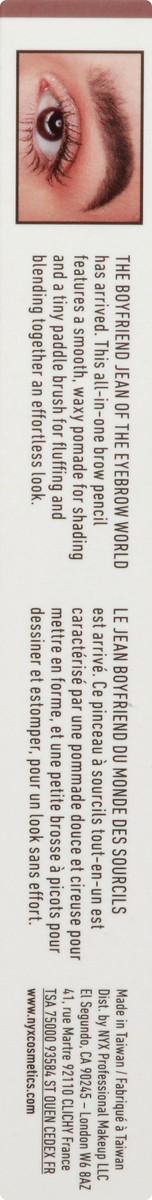 slide 5 of 9, NYX Professional Makeup Eyebrow Pomade Pencil 0.007 oz, 0.007 oz