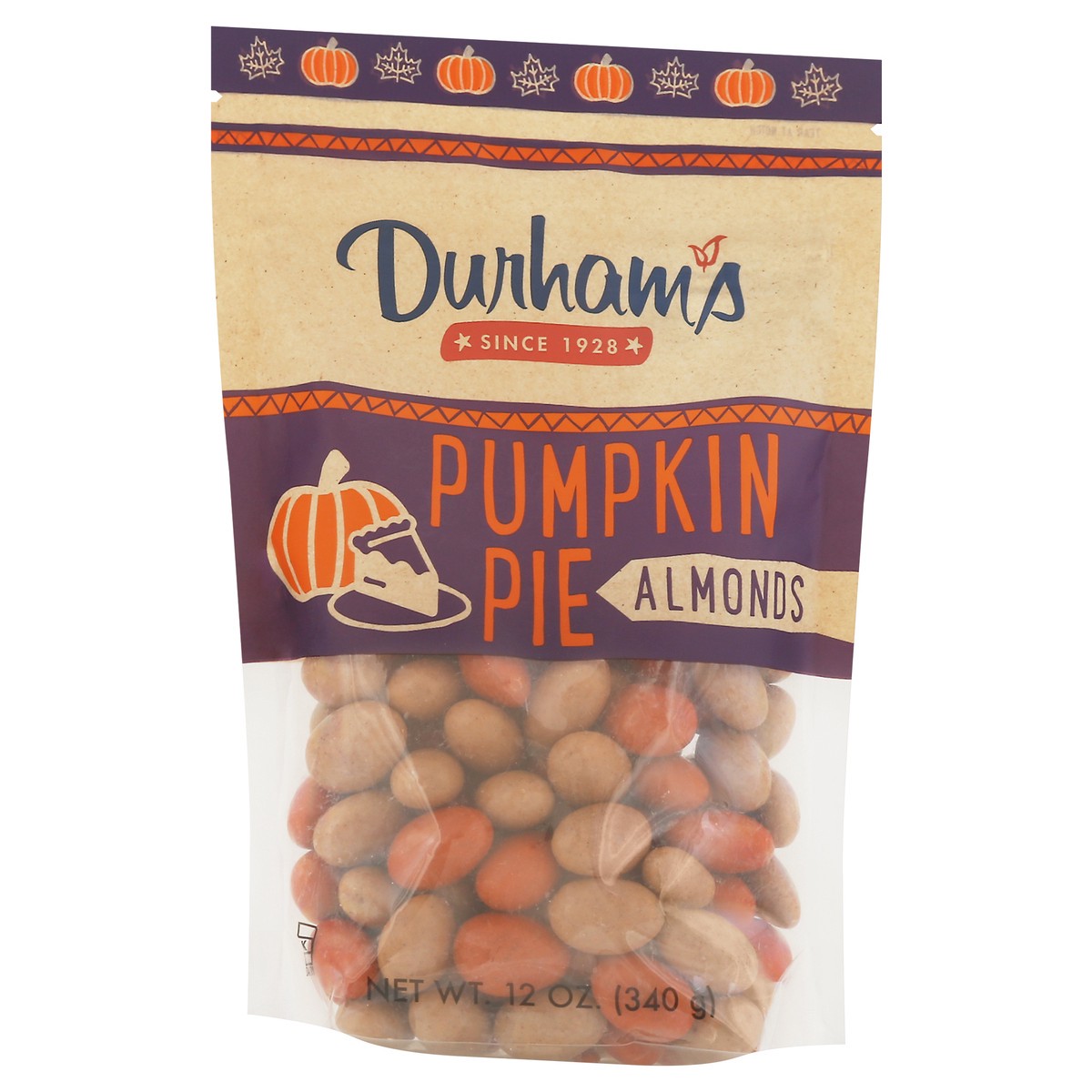 slide 2 of 9, Durham's Pumpkin Pie Almonds 12 oz, 12 oz