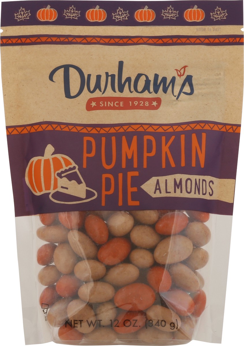 slide 5 of 9, Durham's Pumpkin Pie Almonds 12 oz, 12 oz