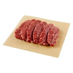 Raley's Beef Chuck Top Blade Steak, Thin Cut, Boneless