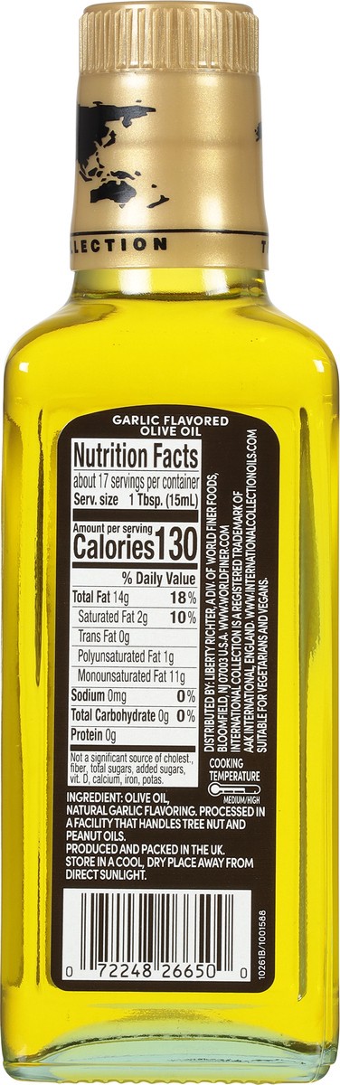 slide 8 of 9, International Collection Garlic Flavored Olive Oil 8.45 fl oz, 8.45 fl oz