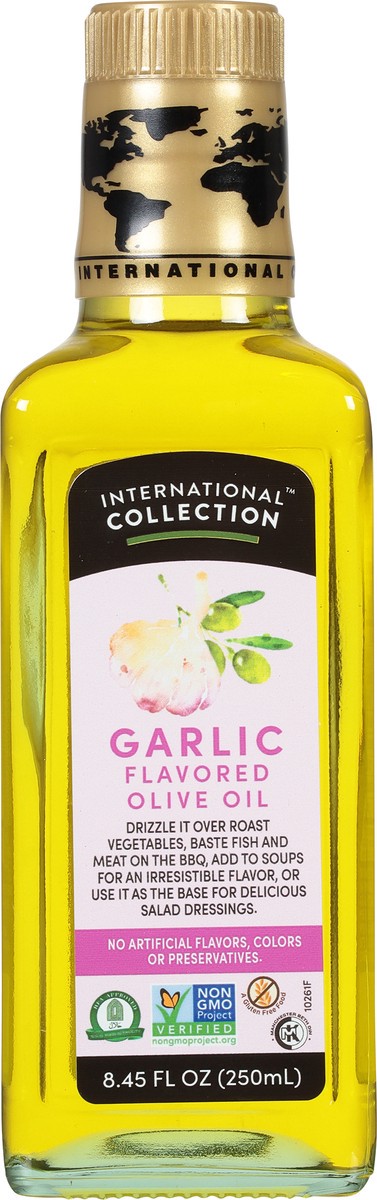 slide 4 of 9, International Collection Garlic Flavored Olive Oil 8.45 fl oz, 8.45 fl oz