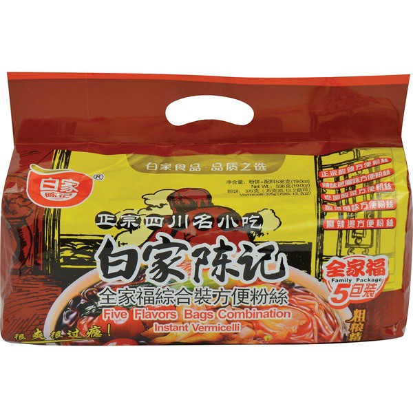 slide 1 of 1, Baijia Combo Instant Vermicelli, 5 ct