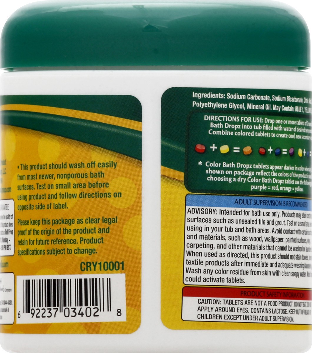 slide 8 of 8, Crayola Color Bath Drops, 45 ct