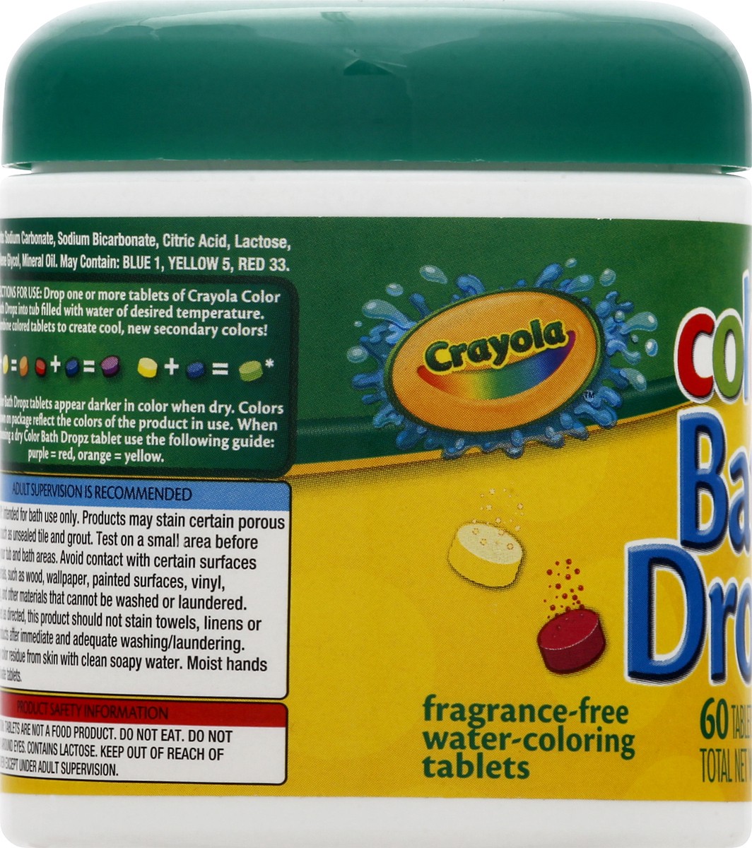 slide 6 of 8, Crayola Color Bath Drops, 45 ct