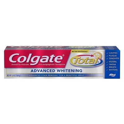 slide 1 of 3, Colgate Total Advanced Whitening Toothpaste, 5.8 oz