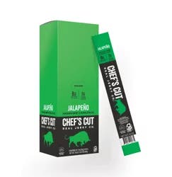 Chef's Cut Real Jerky Co. Smoked Jalapeno Beef & Pork Stick 1.0 oz