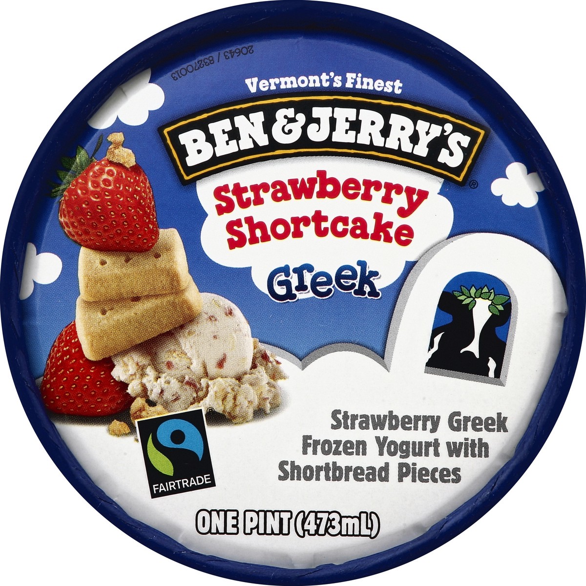 slide 3 of 3, Ben & Jerry's Frozen Yogurt Strawberry Shortcake Greek, 16 oz, 16 oz