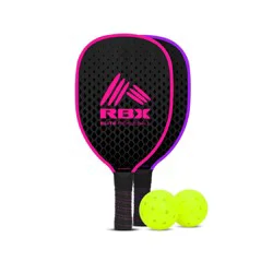 RBX Elite Pickleball 2 Player Set - PInk and Purple