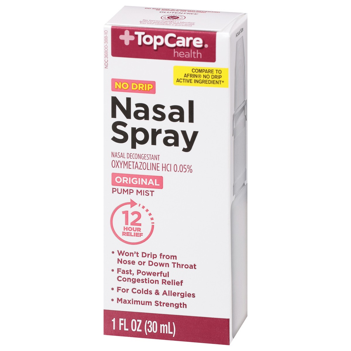 slide 4 of 9, TopCare Health Original No Drip Nasal Spray 1 fl oz, 1 fl oz