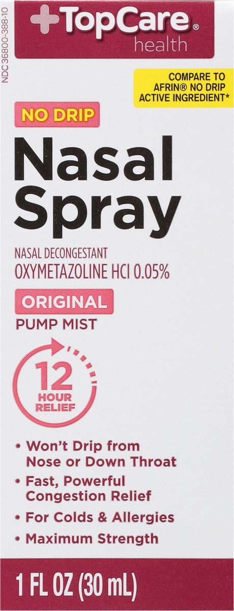 slide 8 of 9, TopCare Health Original No Drip Nasal Spray 1 fl oz, 1 fl oz