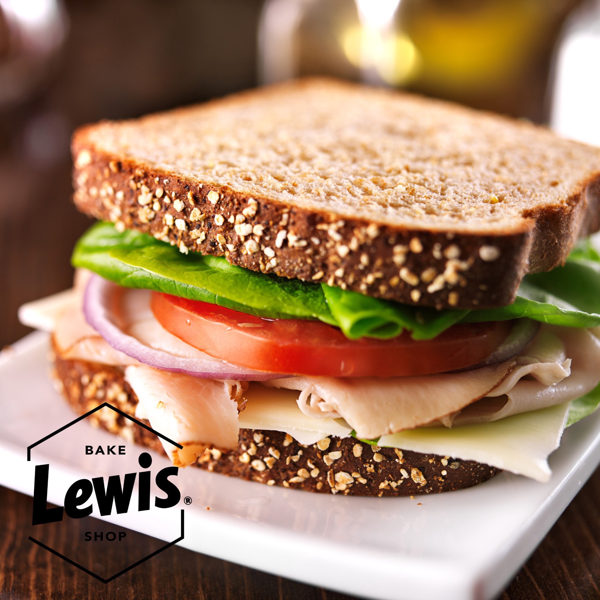 slide 2 of 5, Lewis Bakeries 100% Whole Wheat Bread, 16 oz, 16 oz