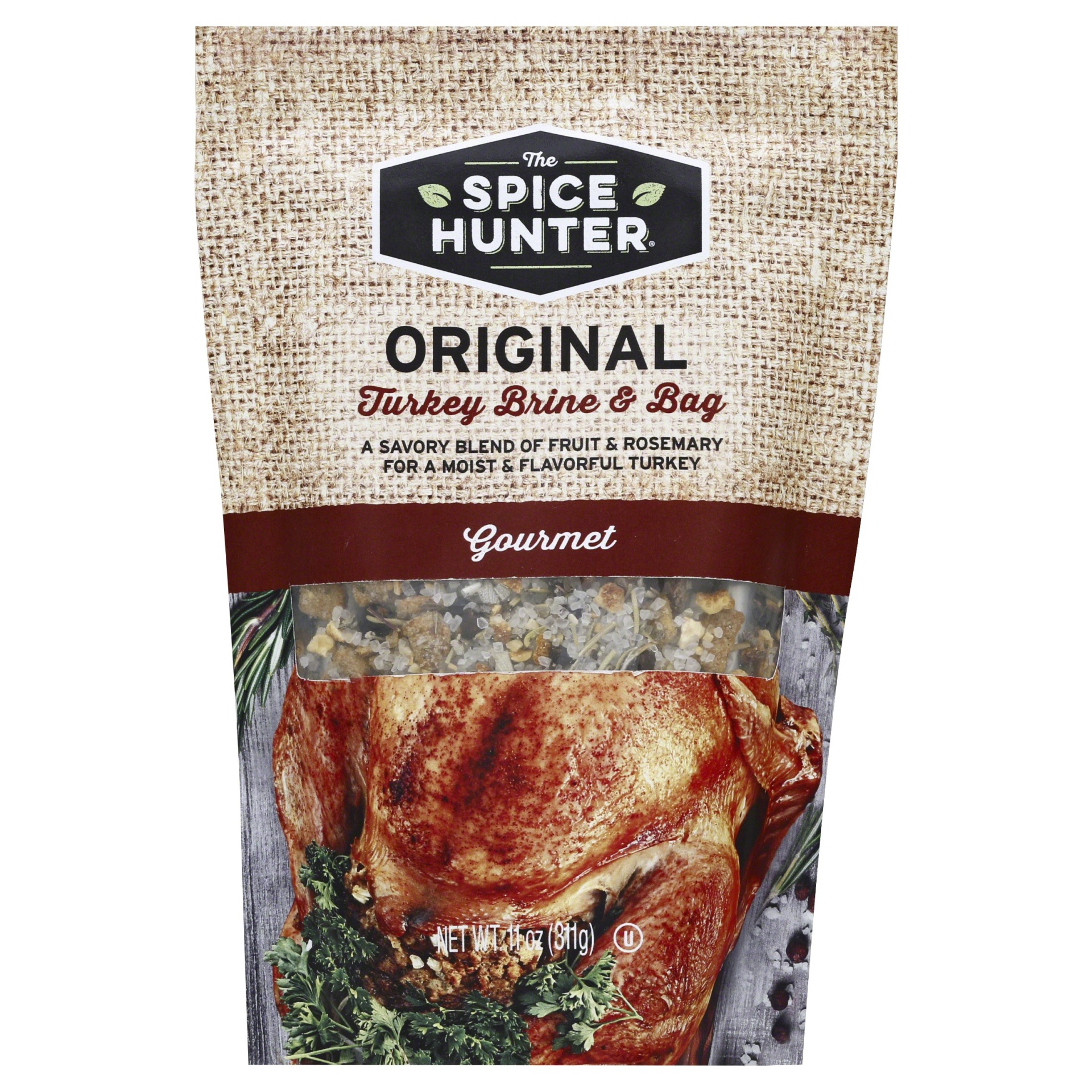 slide 1 of 3, The Spice Hunter Original Turkey Brine & Bag, 11 oz