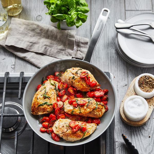 slide 16 of 16, GreenPan 8 Inch Hard-Anodized Frying Pan in Gray 1 ea, 8 in