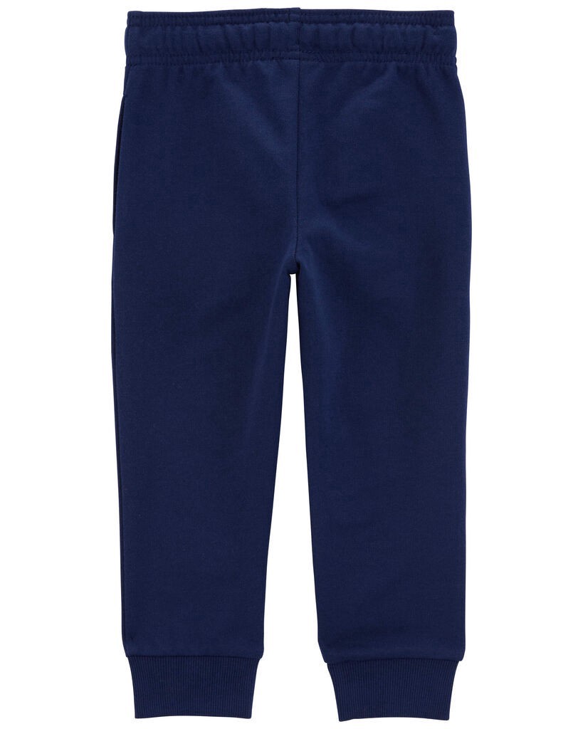 slide 3 of 3, Carter's Toddler Pull-On French Terry Joggers Navy 4T, 1 ct