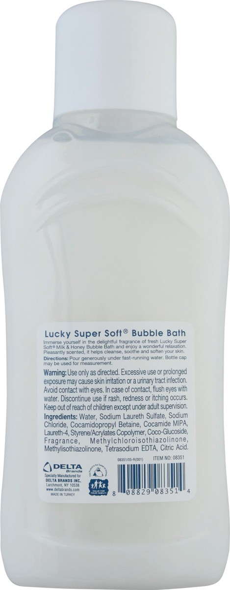 slide 10 of 13, Lucky Super Soft Milk & Honey Bubble Bath 20 fl oz, 20 fl oz