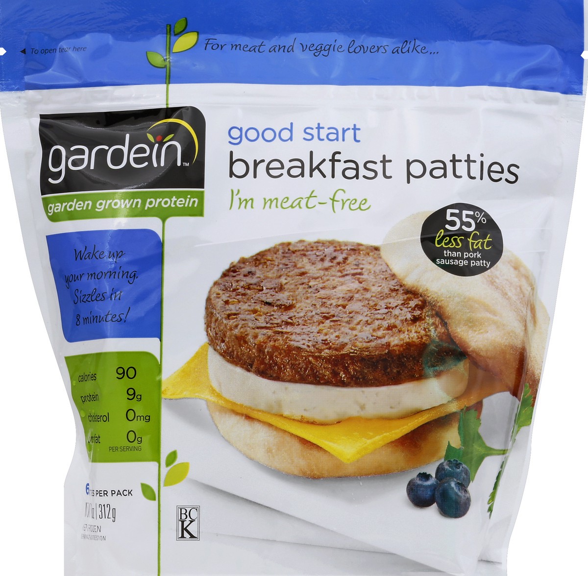 slide 3 of 3, Gardein Breakfast Patties 6 ea, 6 ct