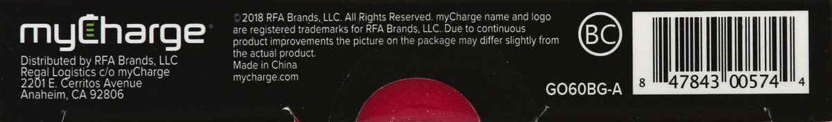 slide 5 of 6, My Charge Portable Charger 1 ea, 1 ct