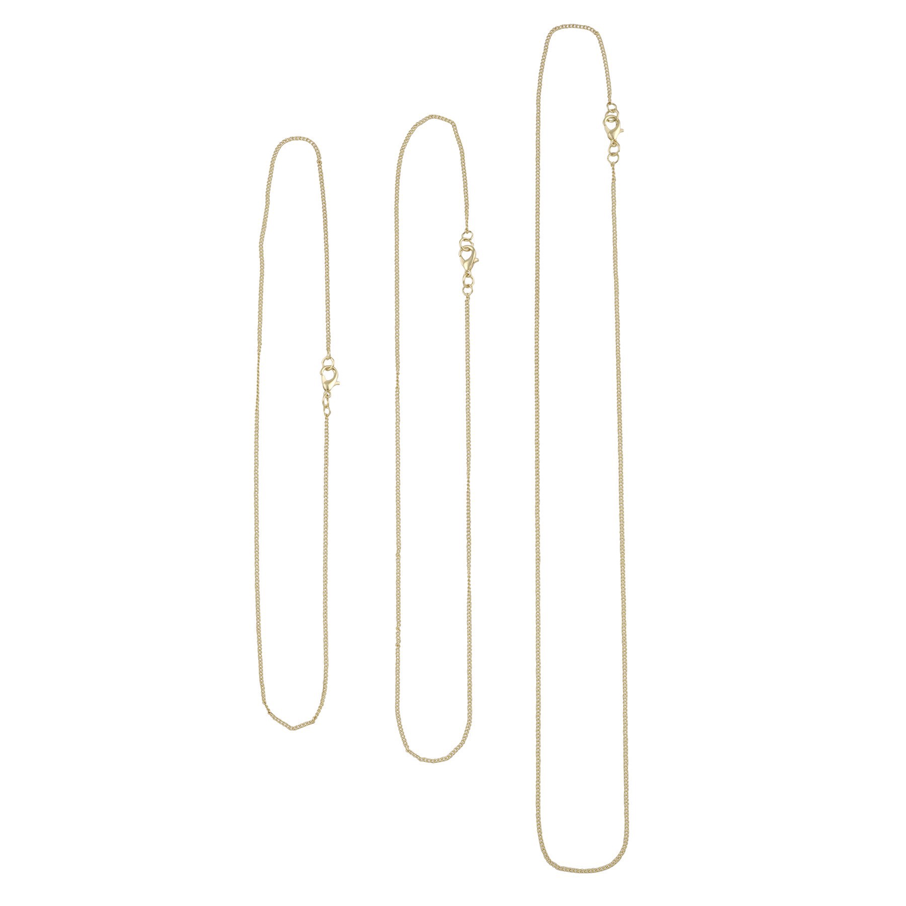 slide 2 of 2, Curb Necklace Set By Bead Landing, 3 necklaces