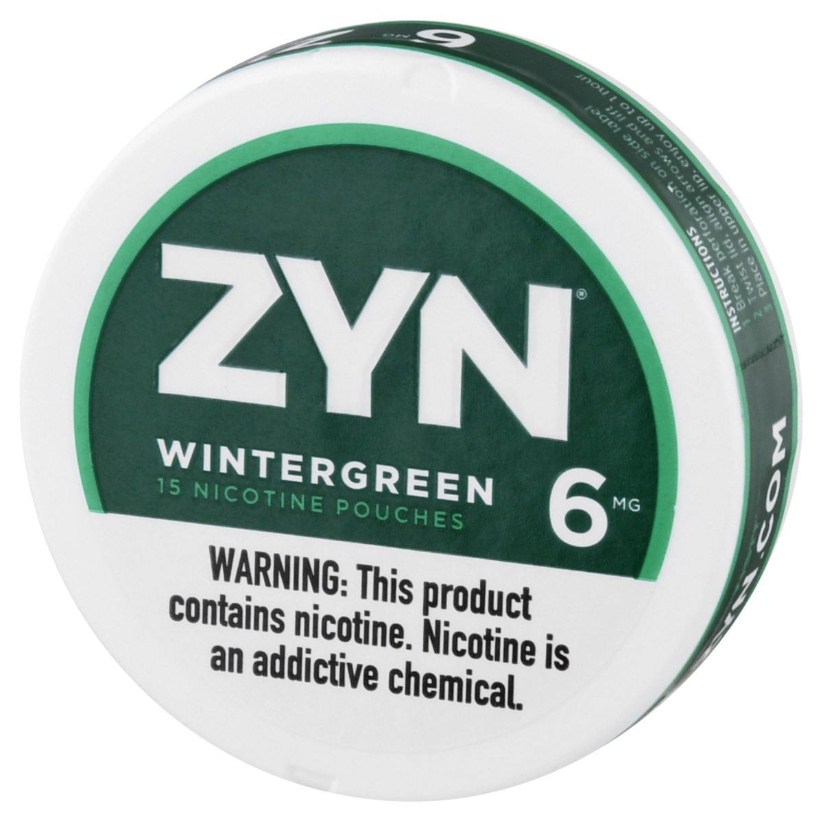 slide 3 of 9, Zyn Wintergreen 6Mg Nicotine Pouches, 15 ct