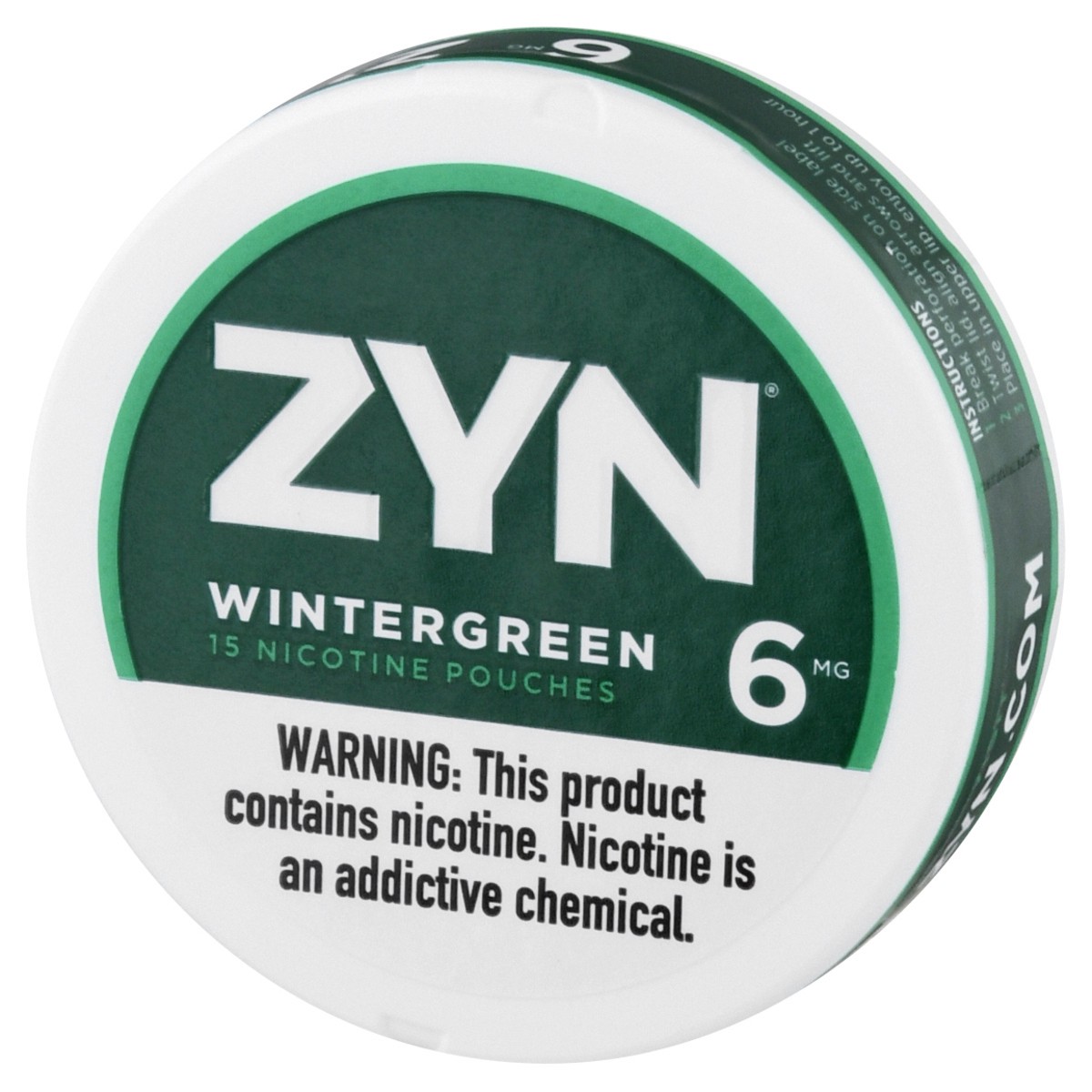 slide 3 of 9, Zyn Wintergreen 6Mg Nicotine Pouches, 