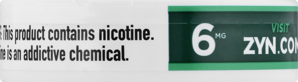 slide 4 of 9, Zyn Wintergreen 6Mg Nicotine Pouches, 