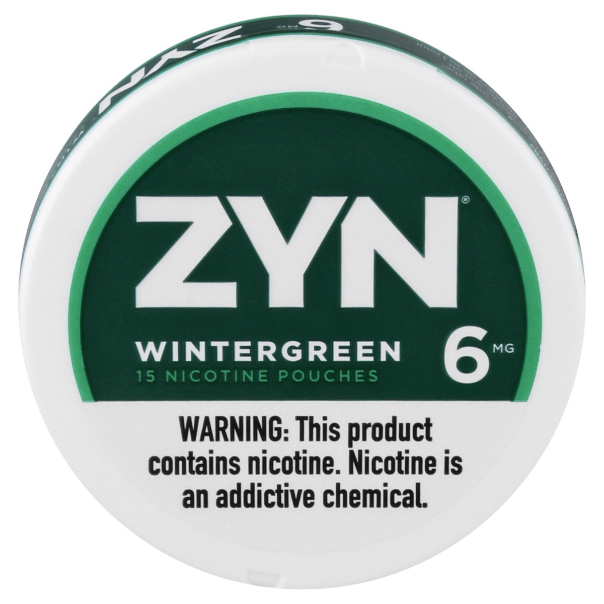 slide 1 of 9, Zyn Wintergreen 6Mg Nicotine Pouches, 15 ct