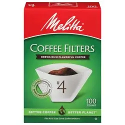 Melitta No. 4 Coffee Filters - 100 ct