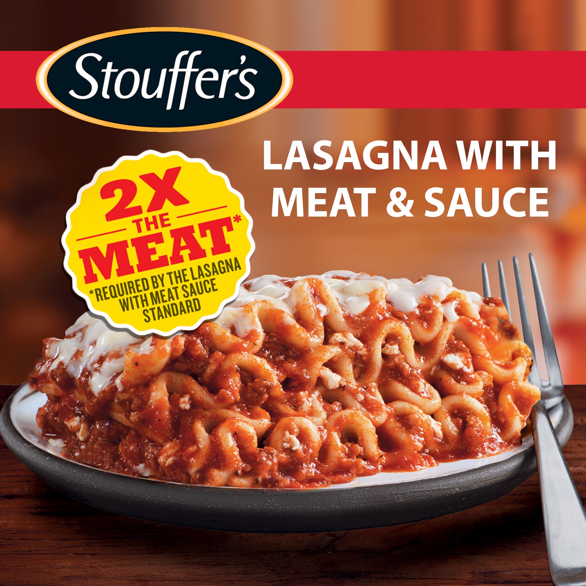 slide 1 of 9, Stouffer's Lasagna with Meat & Sauce Frozen Meal, 10.5 oz