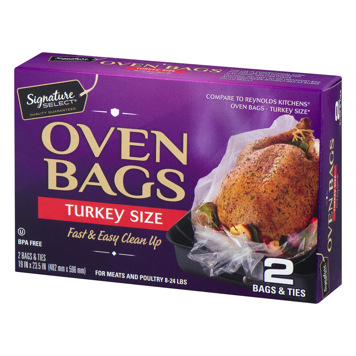 Signature Select Turkey Size Oven Bags (2 ct)