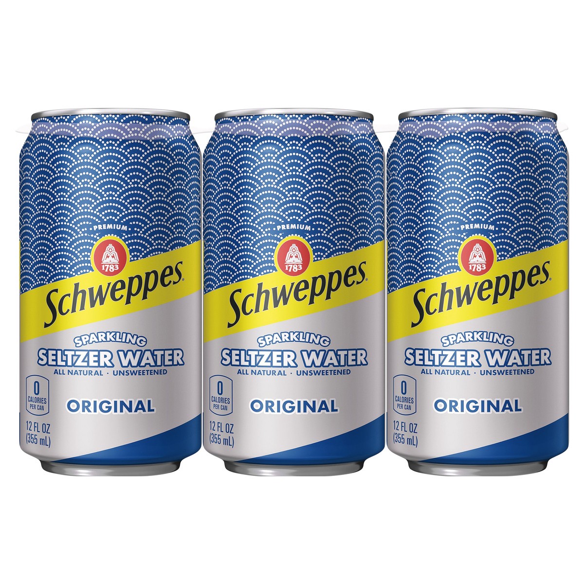 slide 1 of 9, Schweppes Seltzer Water, 72 oz