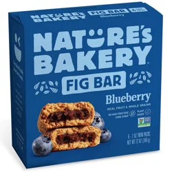 Nature''s Bakery Blueberry Whole Wheat Fig Bars, Snack Bars, 6 Ct