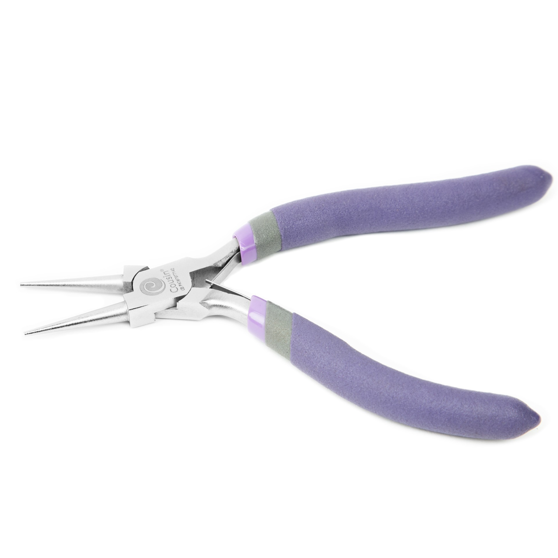 slide 3 of 7, Cousin Precision Comfort 5" Round Nose Pliers, 5.12 in x 3.25 in x 0.47 in