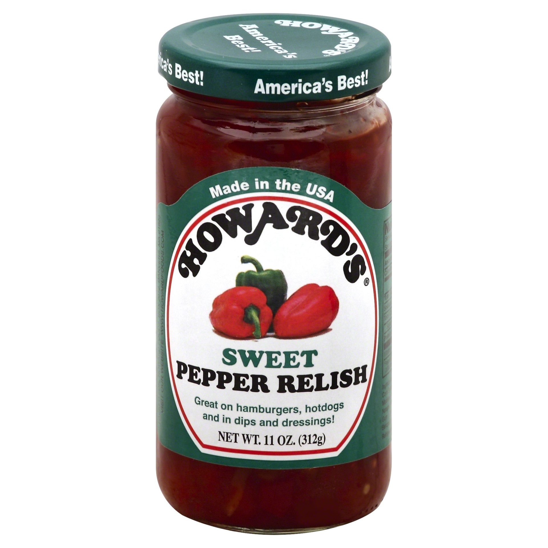 slide 1 of 2, Howard's Sweet Pepper Relish, 11 oz