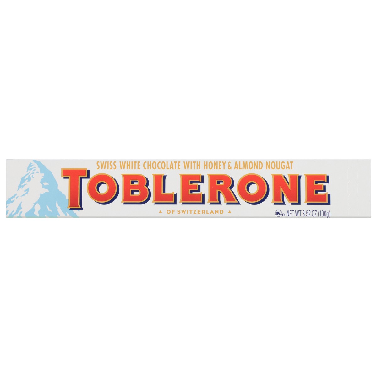 slide 1 of 8, TOBLERONE White Chocolate Bar with Honey and Almond Nougat, 3.52 oz, 3.52 oz
