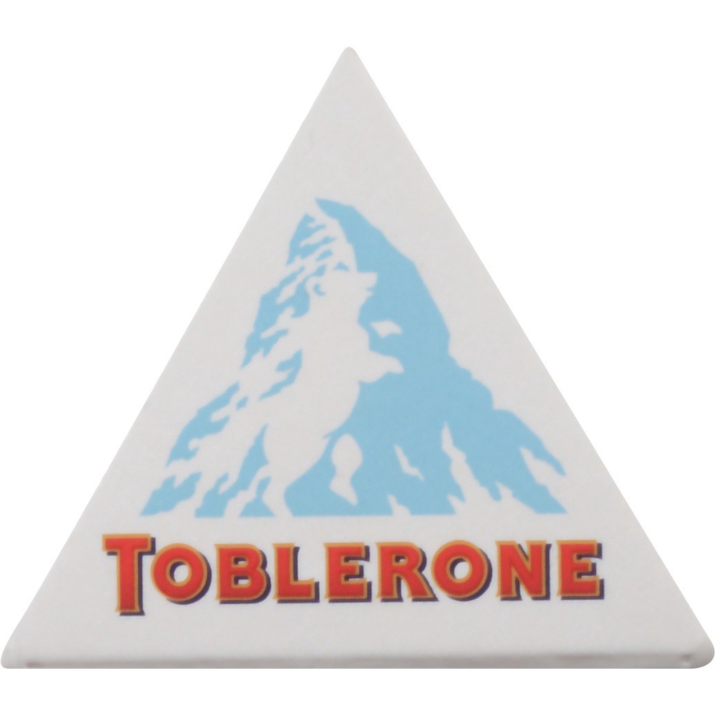 slide 4 of 8, Toblerone Swiss White Chocolate Bar with Honey & Almond Nougat, 3.52 oz, 0.22 lb