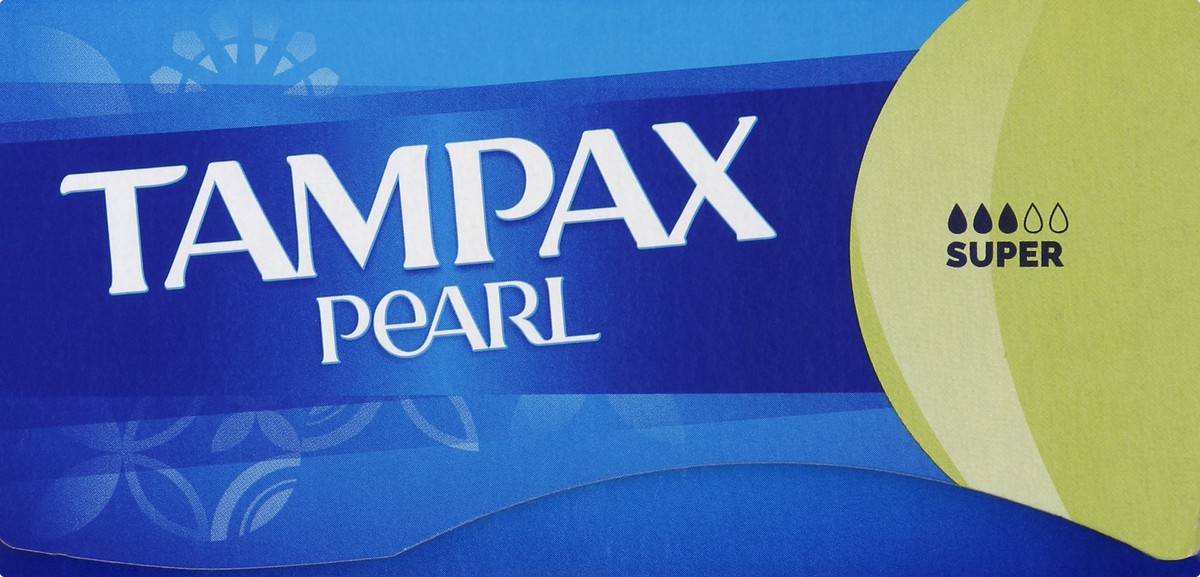 slide 2 of 6, Tampax Pearl Super Scented Plastic Tampons, 18 ct