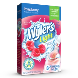 Wyler''s Light Drink Sticks Raspberry 8ct