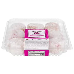 CT Bakery Filled Mini Raspberry Flavored Donuts 9 ea