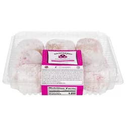 CT Bakery Filled Mini Raspberry Flavored Donuts 9 ea