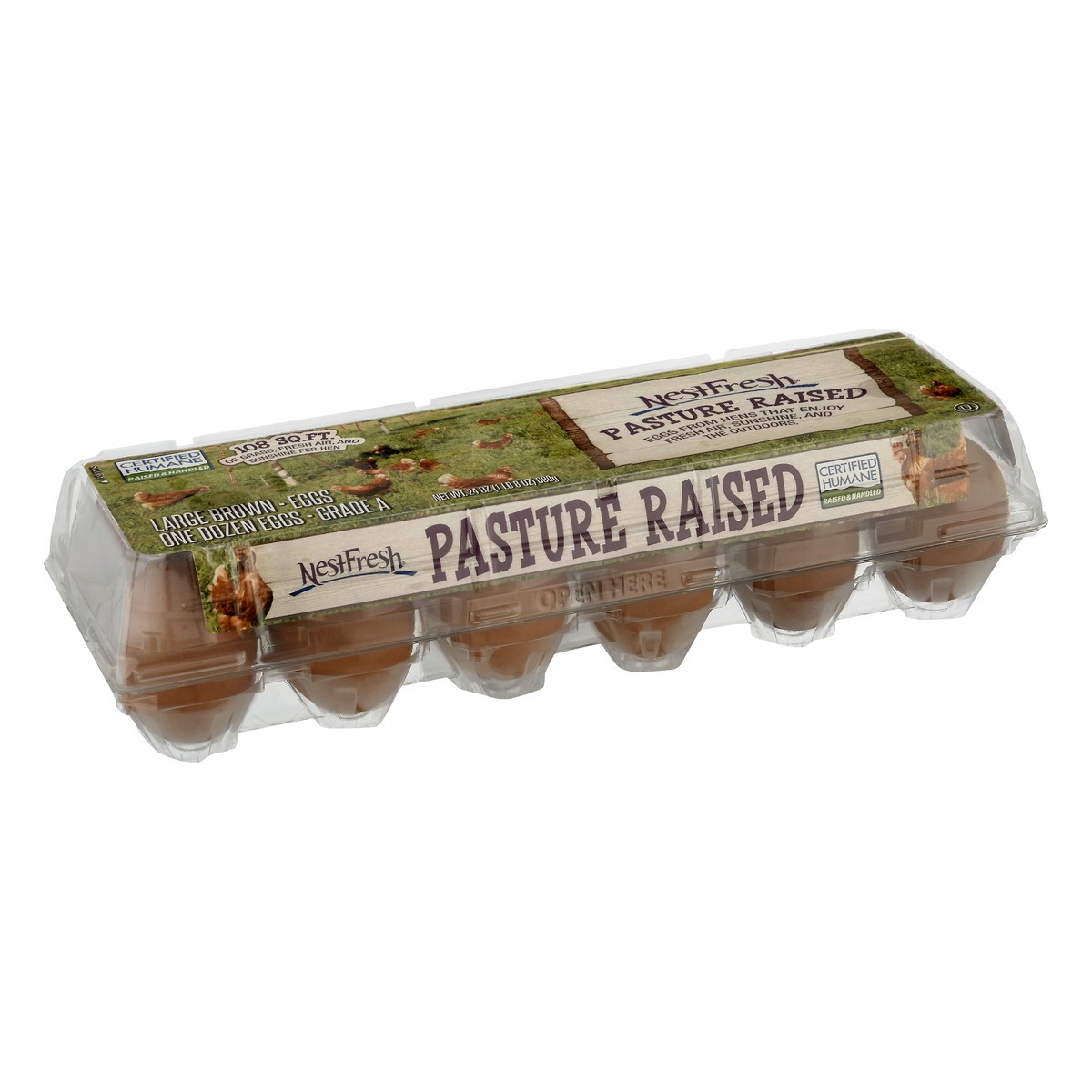 slide 8 of 9, NestFresh Large Brown Pasture Raised Eggs 12 ea, 12 ct