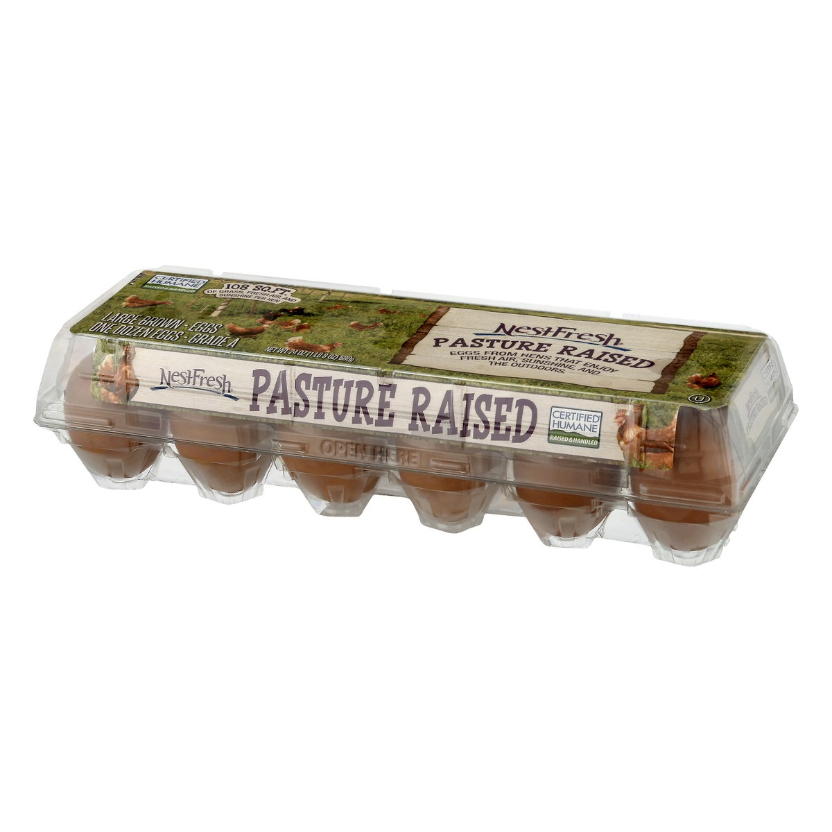 slide 9 of 9, NestFresh Large Brown Pasture Raised Eggs 12 ea, 12 ct