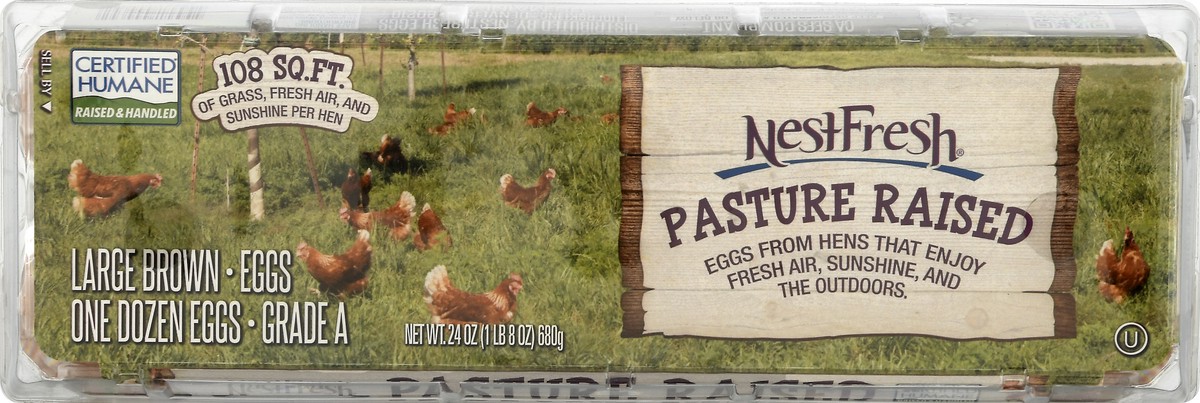 slide 4 of 9, NestFresh Large Brown Pasture Raised Eggs 12 ea, 12 ct