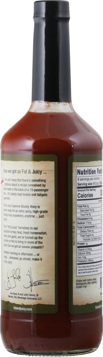 slide 7 of 14, Fat & Juicy Extra Spicy Bloody Mary Mix 32 fl oz, 32 fl oz