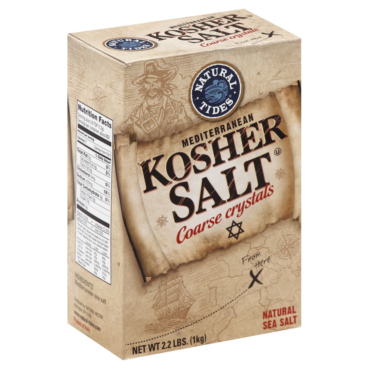 slide 4 of 4, Natural Tides Kosher Salt 2.2 lb, 2.2 lb