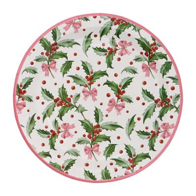 slide 1 of 2, 9" Holly Paper Plates, 12ct. By Celebrate It, 12 ct