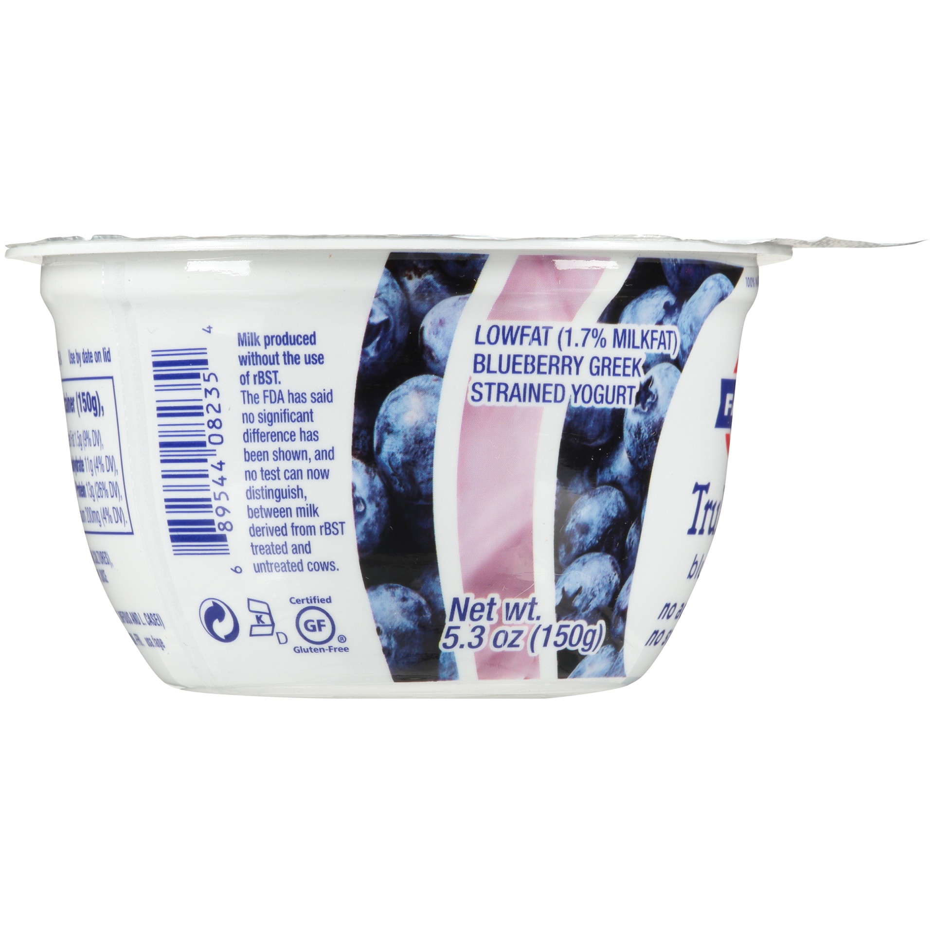 slide 2 of 6, Fage Trublend Blueberry Greek Yogurt, 5.3 oz