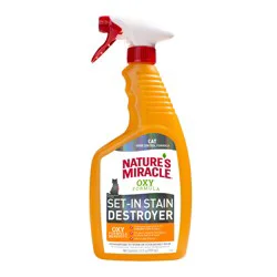 Nature's Miracle Orange-Oxy Power Just for Cats Stain & Odor Remover, 24 oz.