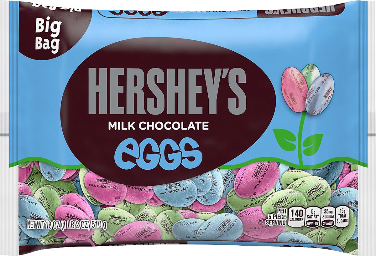 slide 3 of 3, Hershey's Easter Milk Chocolate Eggs, 18 oz
